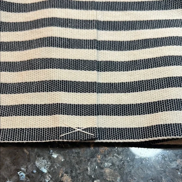 Striped Women's Blazer with Artistic Accents - Picture 12 of 13